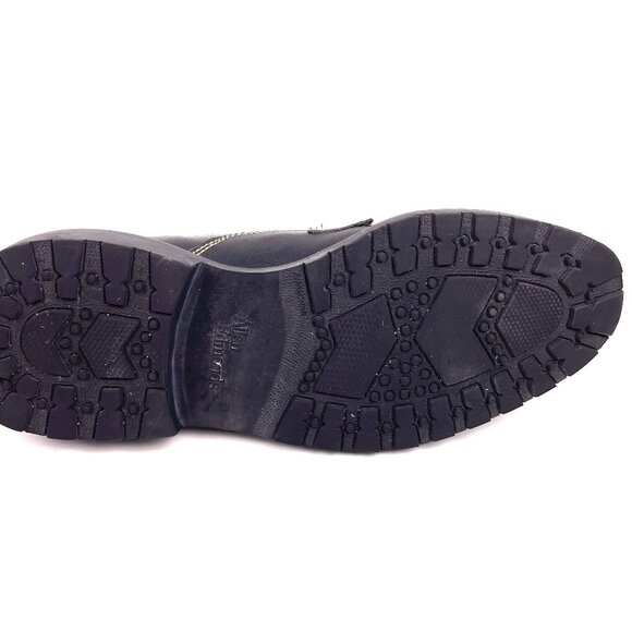 Allen Edmonds Mapleton Derby Shoes Black Leather Lug Sole Size 9C Made in USA - Picture 11 of 12